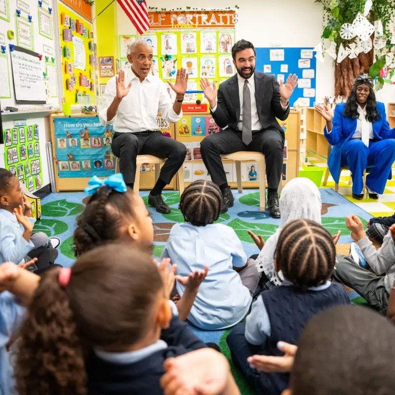 Obama and Mamdani Highlight Early Education in Bronx Preschool Event