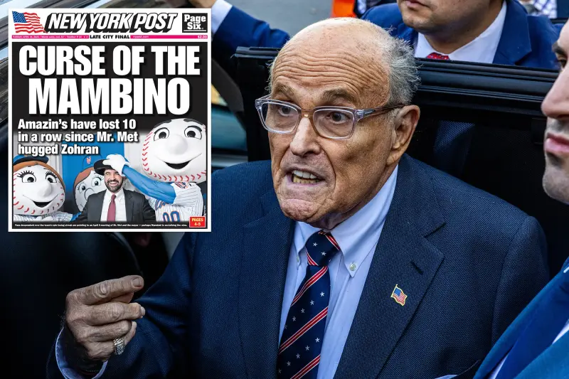 Rudy Giuliani Lends Unsolicited Help to Mets in End of ‘Curse of the Mambino’ Talk