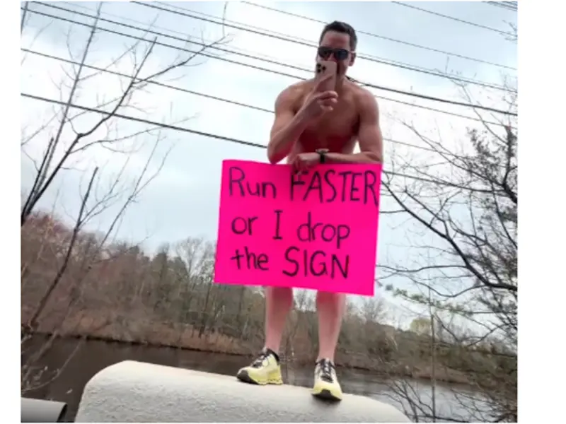 Boston Marathon Runner’s Husband Naked Rumor Clarified: He Wasn’t Naked