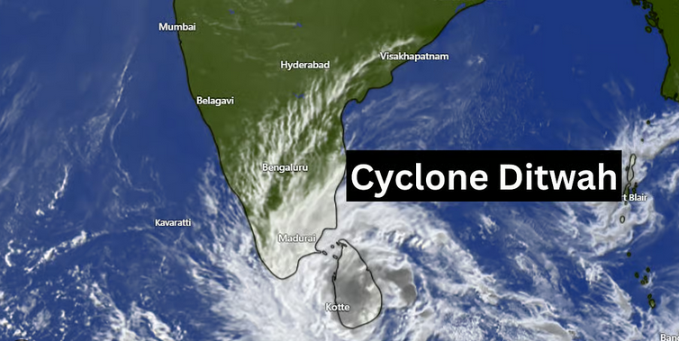 Cyclone Ditwah LIVE Tracker: उत्तर तमिलनाडु, पुडुचेरी और दक्षिण आंध्र में अलर्ट, Senyar का असर भी बरकरार