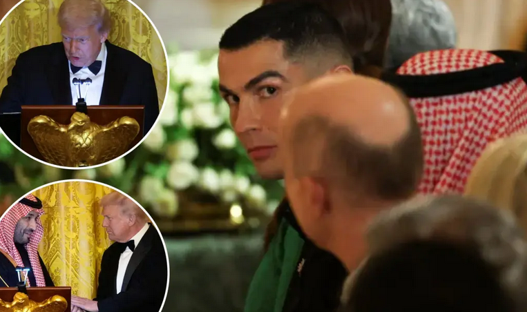 Cristiano Ronaldo attends high-profile White House event with Trump and Prince Mohammed bin Salman