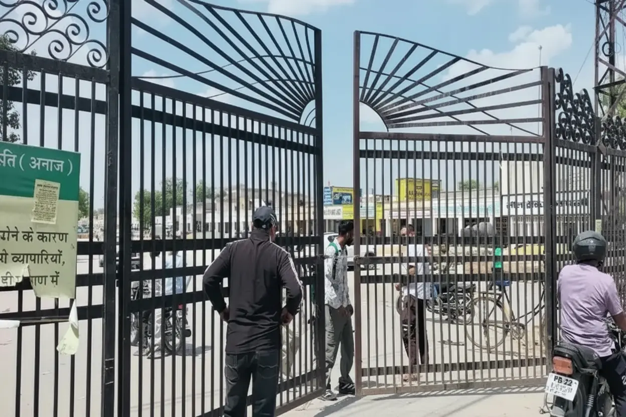 एमएसपी पर गेहूं खरीद को लेकर 15 मंडियां बंद, किसानों-व्यापारियों का उग्र विरोध