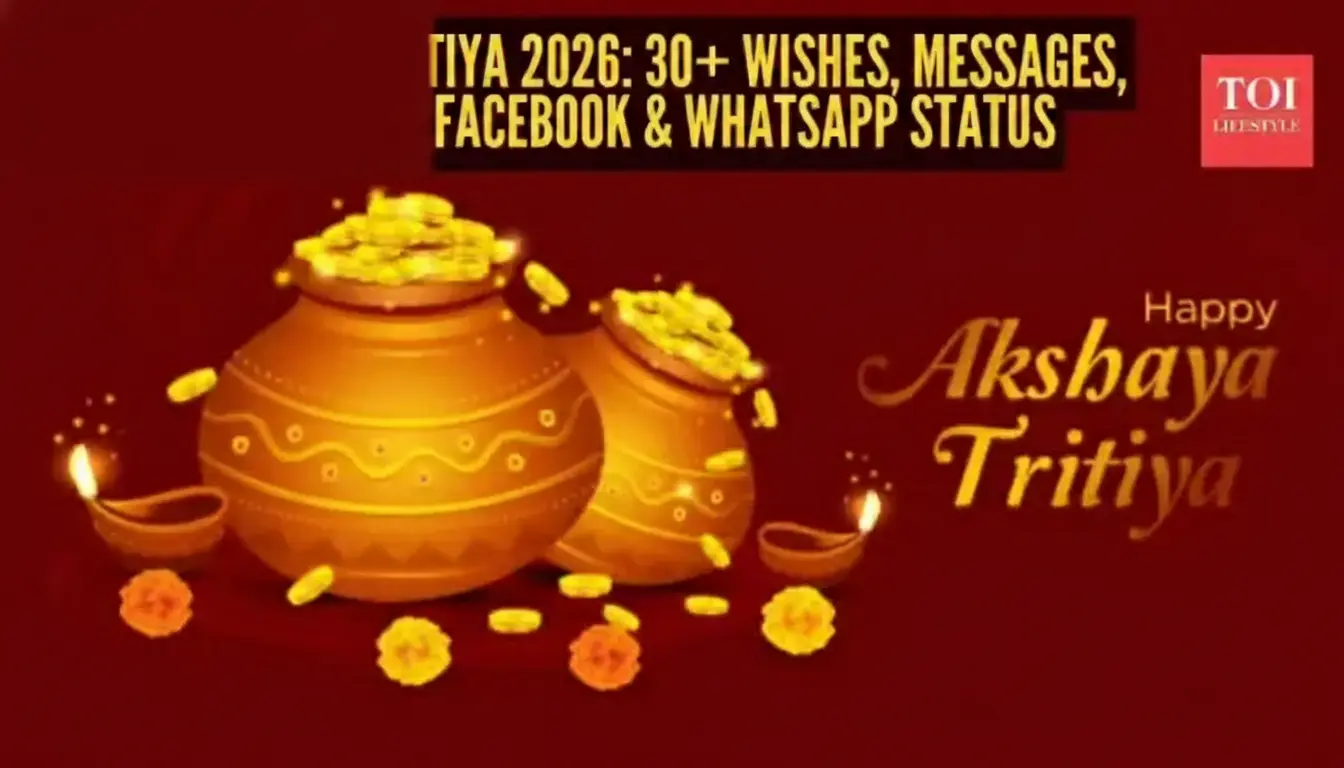 Akshaya Tritiya 2026: Fresh, heartfelt wishes to share joy