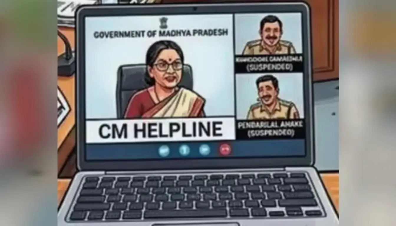 Suspension in MP Police After Indiscipline During Helpline Review Over Missing Children